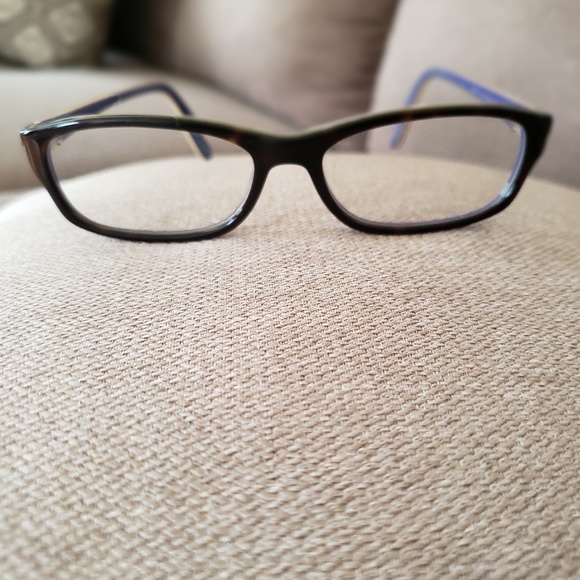 OAKLEY EYEGLASSES FRAME, PURPLE AND BROWN - Picture 5 of 5